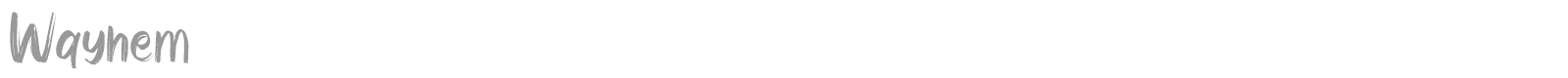 Wayhem font preview